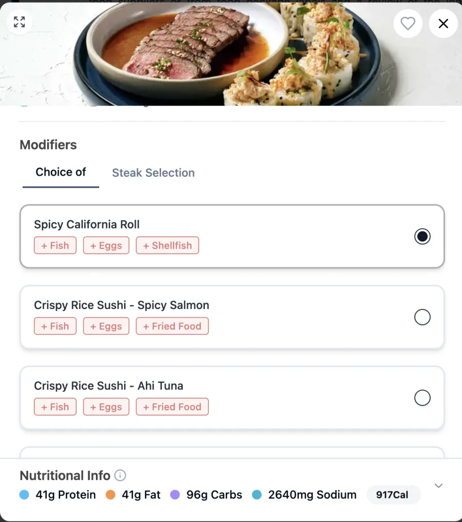 The modifiers editor in the Honeycomb dashboard